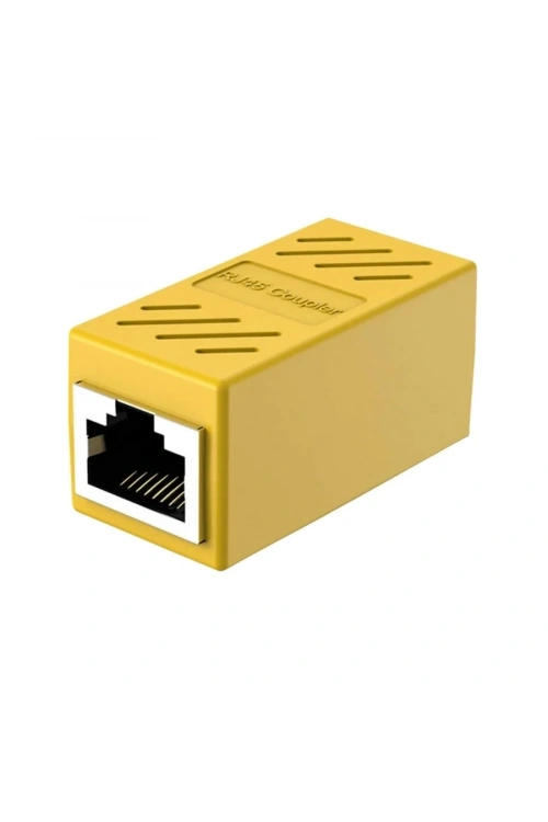 RJ45 Dişi-Dişi Ara Bağlantı Soketi - Sarı