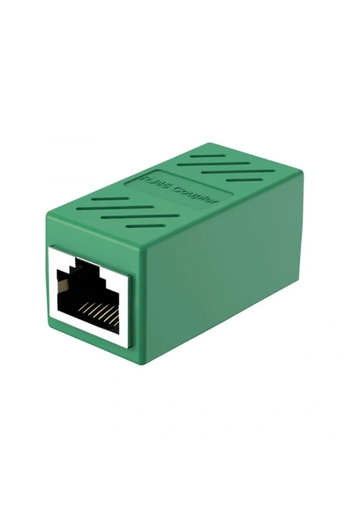 RJ45 Dişi-Dişi Ara Bağlantı Soketi - Yeşil