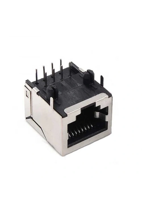 RJ45 Dişi Ethernet Konnektörü - PCB Tipi