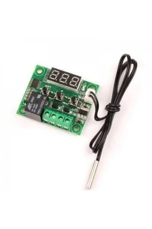 Röle Çıkışlı Dijital Termostat. Sıcaklık Kontrol Kartı - W1209