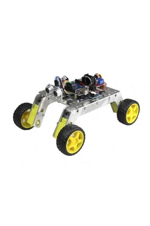 Rover 4x4 Arazi Robot Kiti (Alüminyum Gövdeli) (de