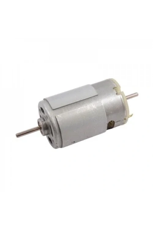 RS555 24V 10000RPM Redüktörsüz DC Motor - Çift Milli