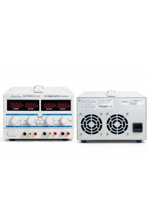 RXN-305D-II 2x30V 0-5A Çift Çıkışlı Trafolu Ayarlı Güç Kaynağı