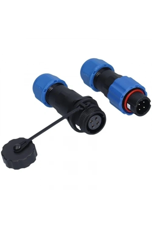SD13 4 Pin 13mm Su Geçirmez Konnektör Takımı