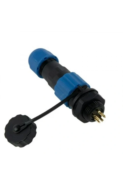 SD13 5 Pin 13mm Su Geçirmez Konnektör Takımı - Panel Tipi