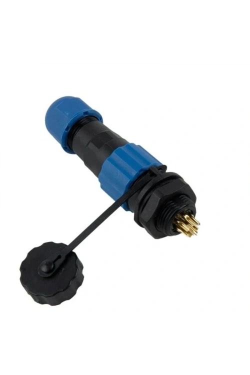 SD13 7 Pin 13mm Su Geçirmez Konnektör Takımı - Panel Tipi