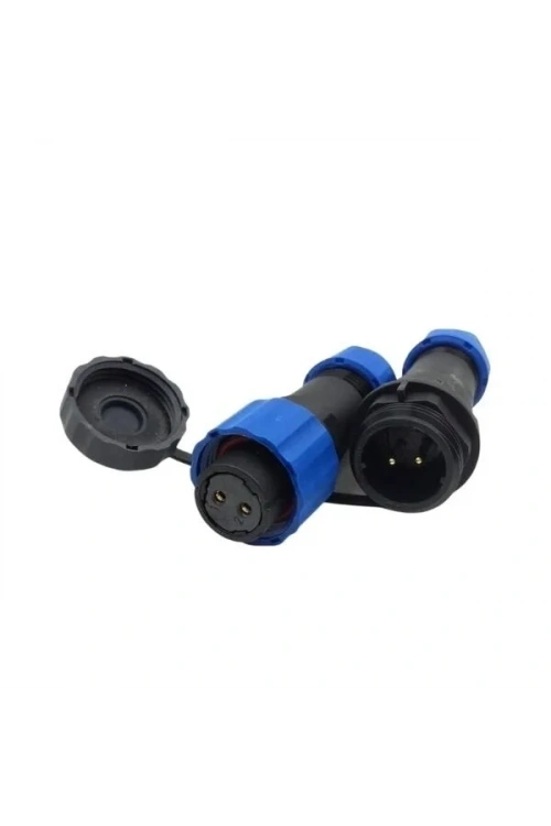 SD16 2 Pin 16mm Su Geçirmez Konnektör Takımı