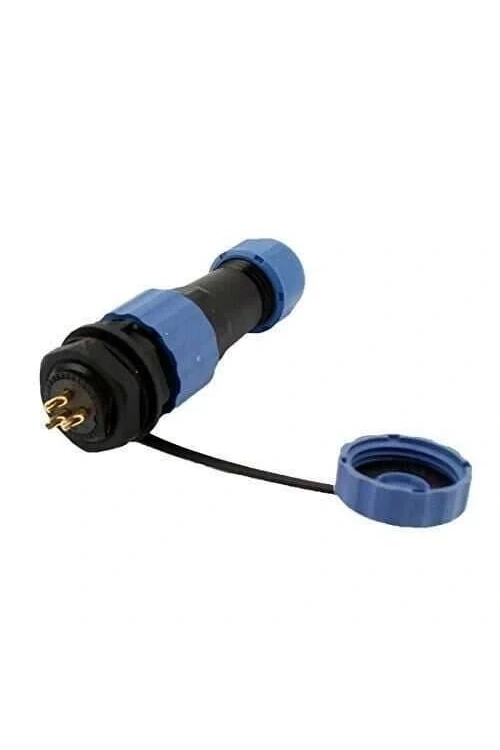 SD16 3 Pin 16mm Su Geçirmez Konnektör Takımı - Panel Tipi