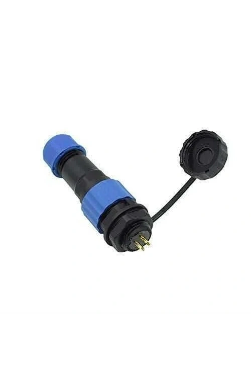 SD16 4 Pin 16mm Su Geçirmez Konnektör Takımı - Panel Tipi
