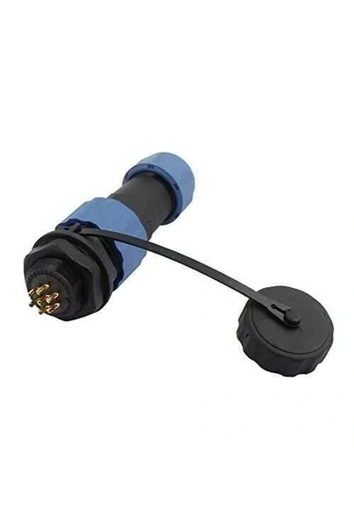 SD16 7 Pin 16mm Su Geçirmez Konnektör Takımı - Panel Tipi