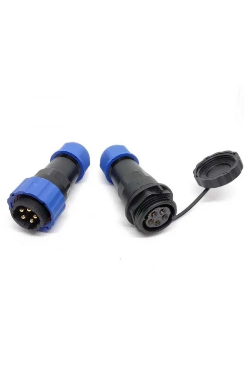 SD20 5 Pin 20mm Su Geçirmez Konnektör Takımı