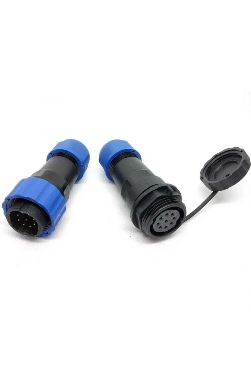 SD20 9 Pin 20mm Su Geçirmez Konnektör Takımı