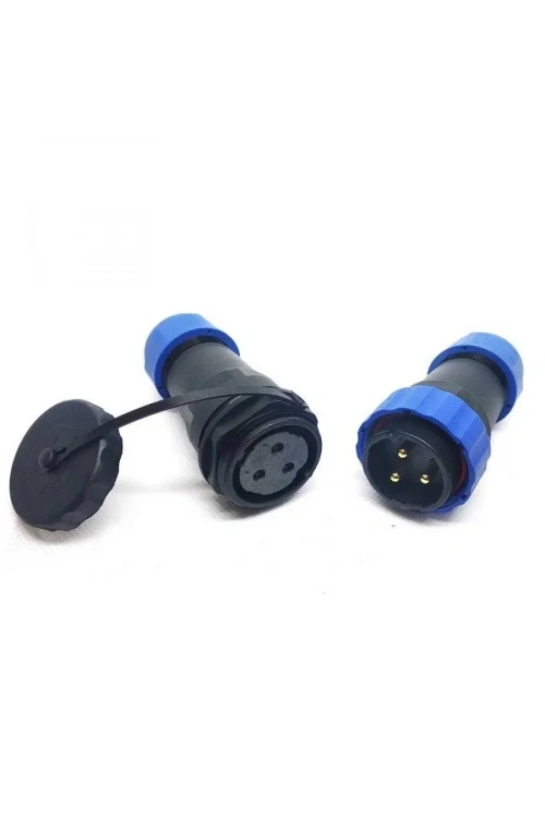 SD28 3 Pin 28mm Su Geçirmez Konnektör Takımı