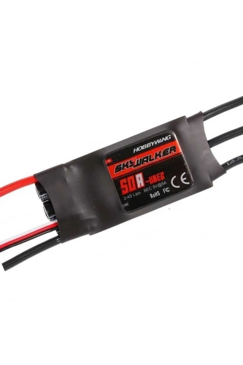 SkyWalker ESC 50A Brushless Fırçasız Motor Hız Kontrol Sürücüsü