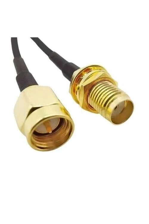 SMA Erkek - SMA Dişi RG174 Dönüştürücü Kablo - 10cm