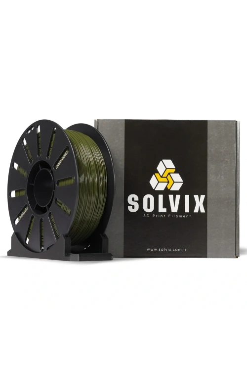 SOLVIX Haki Yeşil Pla/Pha Premium Filament 1.75mm 1 kg