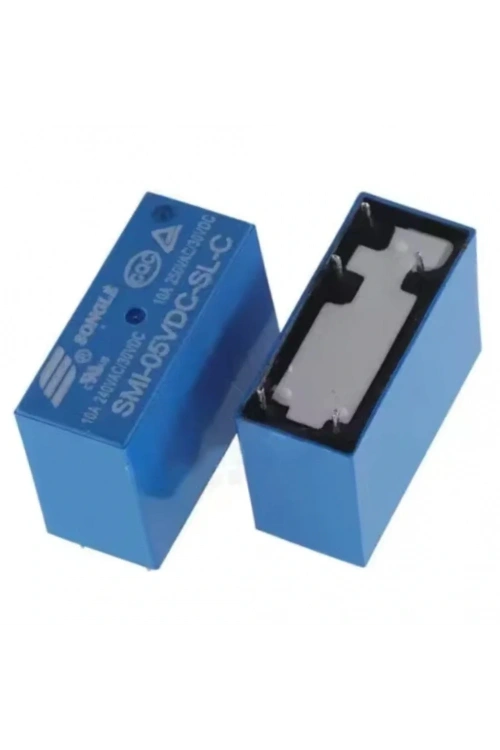 Songle SMI-05VDC-SL-C 10A 5V 5 Pin Tek Kontak Röle (HLS1)