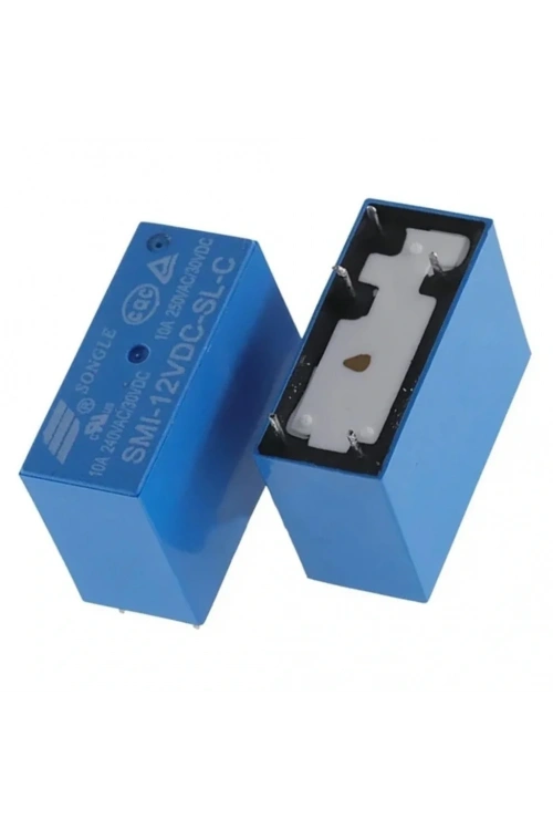 Songle SMI-12VDC-SL-C 10A 12V 5 Pin Tek Kontak Röle (HLS1)