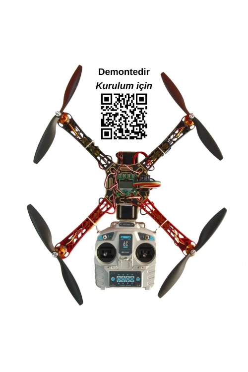 Süper Multikopter Seti - Kendin Yap Drone Kiti (KK2.15)
