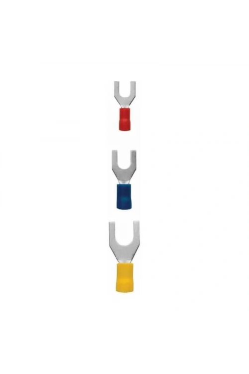 SV 5.5-6 4.0-6.0 mm Sarı Çatal Tip İzoleli Kablo Ucu 10 Adet