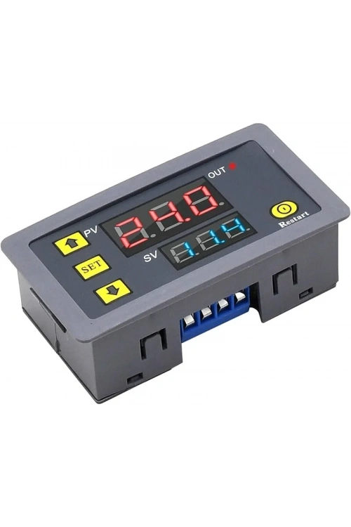 T3230 12V 20A Programlanabilir Dijital LED Ekranlı Zamanlayıcı Gecikme Rölesi