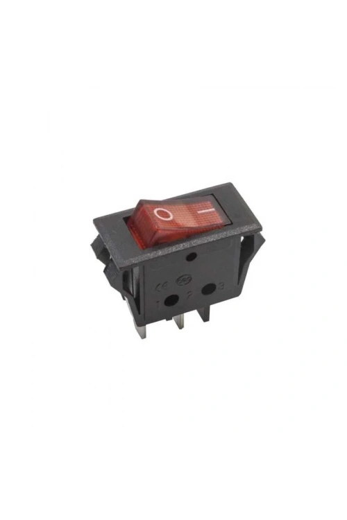 T85 Tekli Dar 2-Pin On/Off Anahtar - Kırmızı