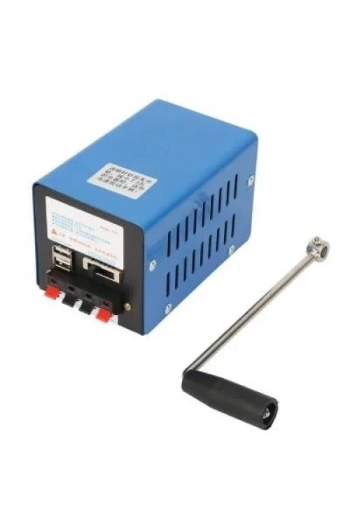 Taşınabilir 20W El Jeneratörü USB 3-5-9-12-15V