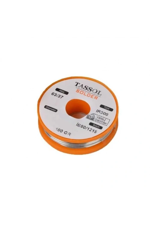 Tassol 0.50 mm 100gr Lehim Teli (%63 Kalay / %37 Kurşun)