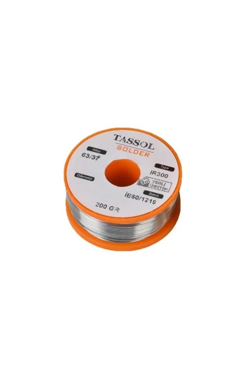 Tassol 0.50 mm 200gr Lehim Teli (%63 Kalay / %37 Kurşun)