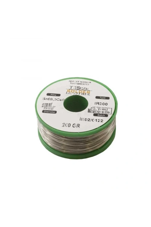 Tassol 1 mm 200gr Kurşunsuz Lehim Teli