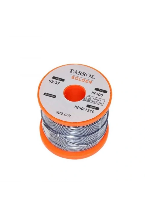Tassol 2 mm 500gr Lehim Teli (%63 Kalay / %37 Kurşun)