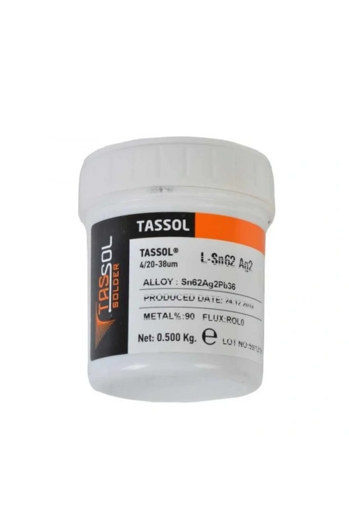 Tassol Krem Lehim 500gr (Sn62Ag2Pb36)