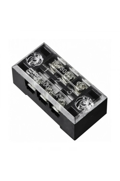 TB-1503 3P Çift Sıra Terminal Blok - 600V 15A