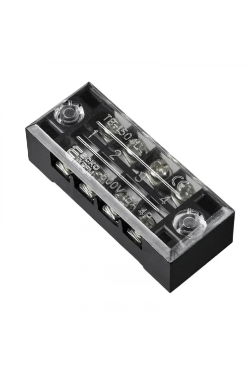 TB-1504 4P Çift Sıra Terminal Blok - 600V 15A
