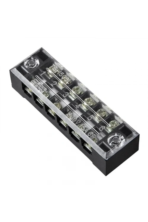TB-1506 6P Çift Sıra Terminal Blok - 600V 15A