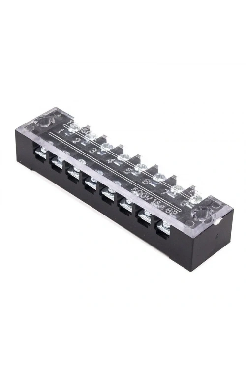 TB-1508 8P Çift Sıra Terminal Blok - 600V 15A