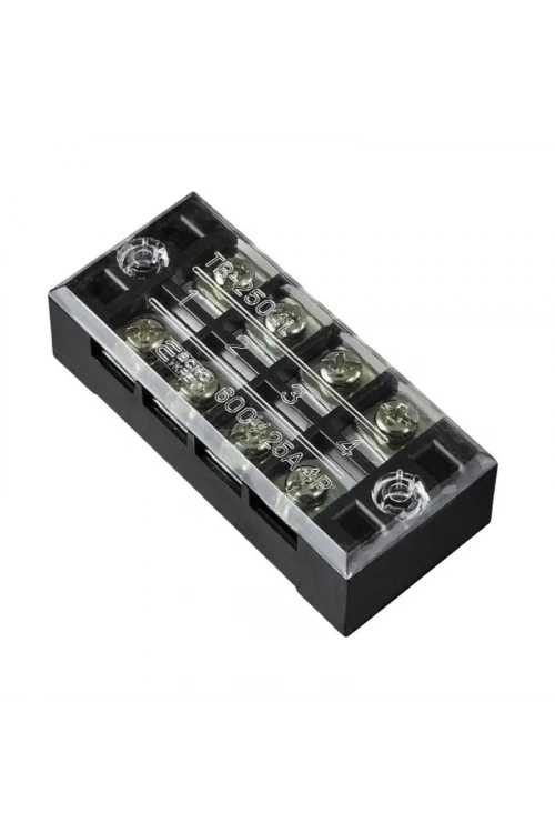 TB-2504 4P Çift Sıra Terminal Blok - 600V 25A