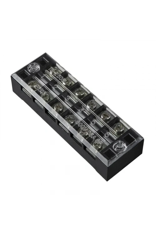 TB-2506 6P Çift Sıra Terminal Blok - 600V 25A
