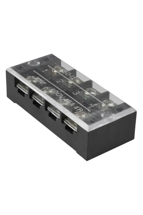 TB-4504 4P Çift Sıra Terminal Blok - 600V 45A
