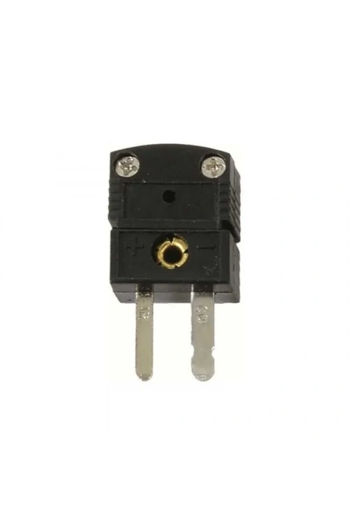 TC2-SY-Erkek - Fe-Const Termokupl Fiş Siyah