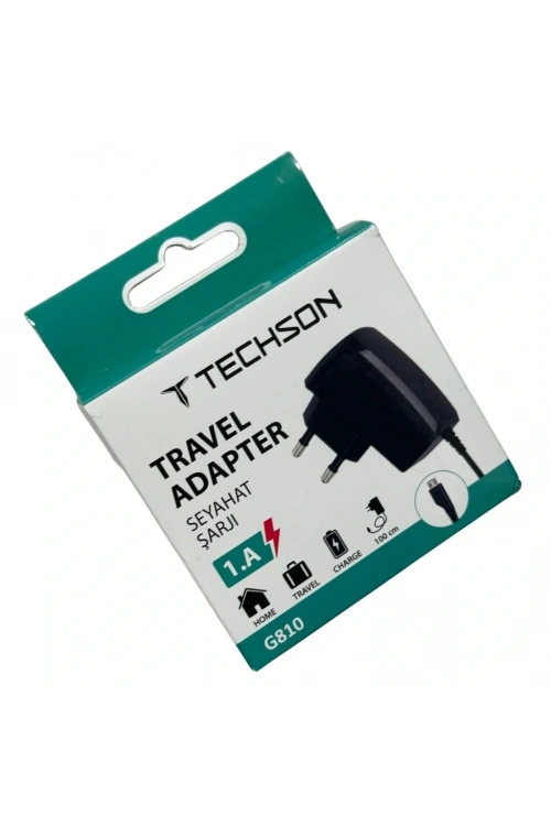 TECHSON Micro USB 1A Seyahat Şarj Cihazı G810