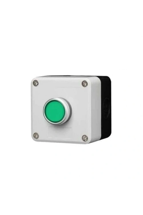 Tekli Push Buton Kutusu - Yeşil