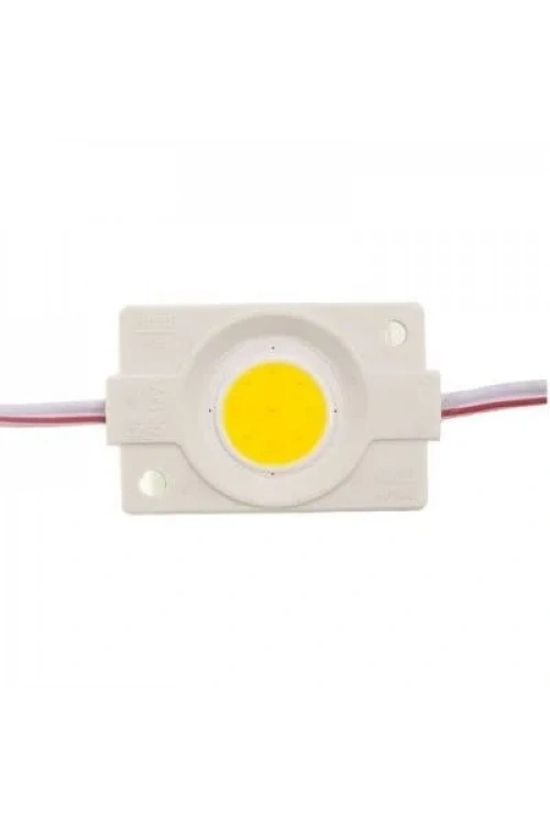 Tekli Su Gerçimez Cob Led Modülü - Gün Işığı 12V 2.4W