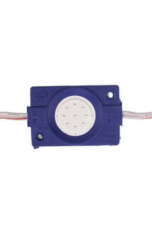 Tekli Su Gerçimez Cob Led Modülü - Mavi 12V 2.4W