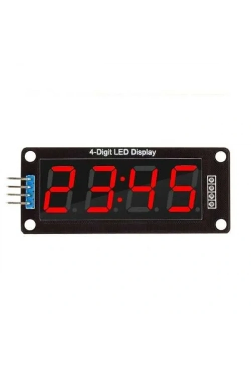 TM1637 4 Digit Led Display Saat Modülü - Kırmızı