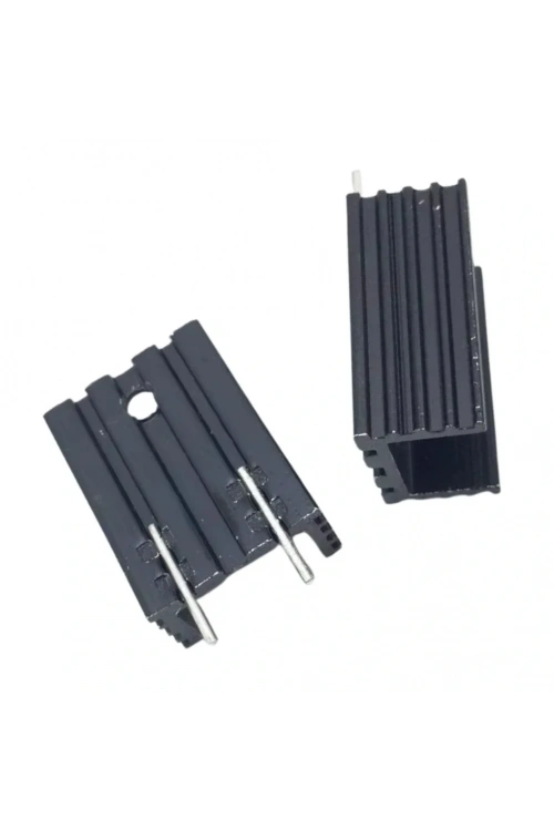 To-220 Metal Soğutucu Heatsink 15x10x20mm 2 Pin 1 Adet