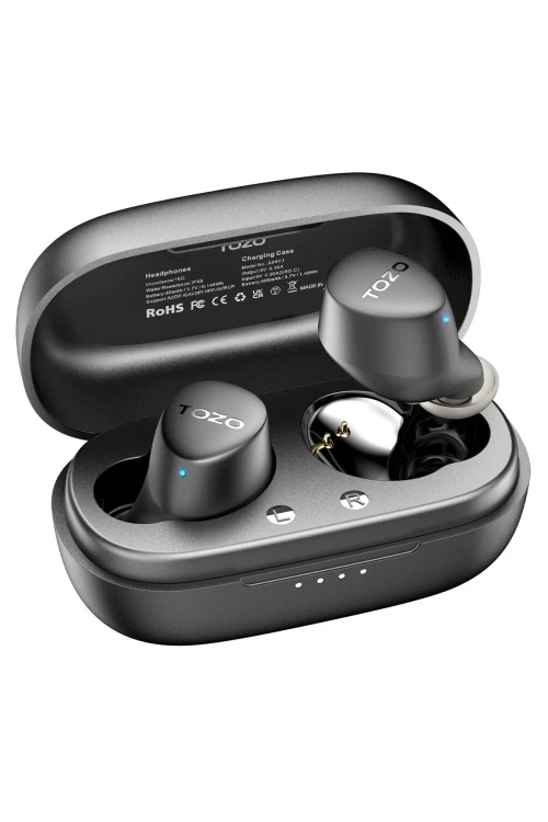 Tozo Agile Dots Ultra Hafif Bluetooth 5.3 Kablosuz TWS Airpods Kulaklık - Siyah
