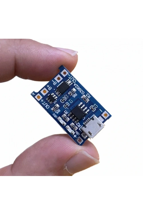 TP4056 Micro USB Korumalı Lipo 18650 Pil Şarj Devresi