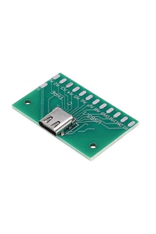 Type-C Usb 3.1 Dişi Adaptör Konnektör 24 Pin
