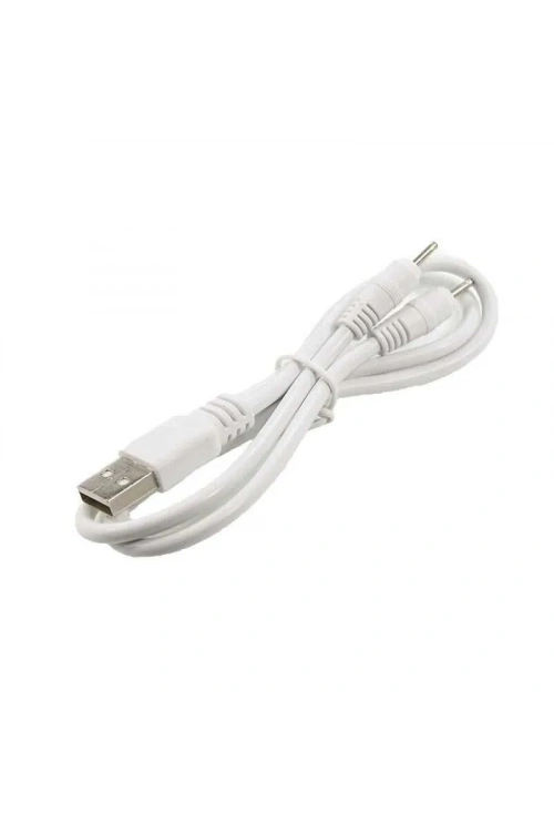 USB - 2.5x0.7mm 2li İnce Uçlu Şarj Kablosu 30cm